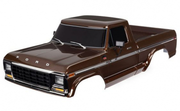 Body Ford F-150 (1979) Complete Brown in the group Brands / T / Traxxas / Bodies & Accessories at Minicars Hobby Distribution AB (429230-BRWN)