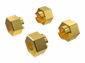 Wheel Hubs Hex 7mm Brass (4) TRX-4M in the group Brands / T / Traxxas / Spare Parts at Minicars Hobby Distribution AB (429750X)