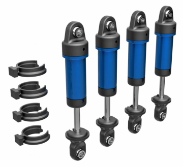 Shocks Alu Blue Complete (w/o springs) (4) TRX-4M in the group Brands / T / Traxxas / Spare Parts at Minicars Hobby Distribution AB (429764-BLUE)