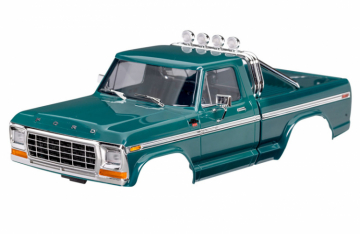 Body TRX-4M Ford F-150 Green Complete (Clipless) in the group Brands / T / Traxxas / Bodies & Accessories at Minicars Hobby Distribution AB (429812-GRN)