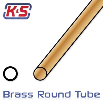 Brass Tube 1,5x300mm (0.225) (4) in the group Brands / K / K&S / Brass Tubes at Minicars Hobby Distribution AB (549831)