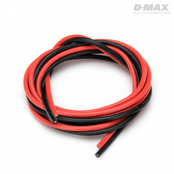Wire Red & Black 16AWG D1.6/3mm x 1m in the group Brands / D / DynoMAX / Cables & Connectors at Minicars Hobby Distribution AB (B9234)