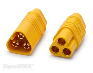 Kontakt MT60 3-Polig 3.5mm par i gruppen Fabrikat / D / DynoMAX / Kablar & Kontakter hos Minicars Hobby Distribution AB (B9330)