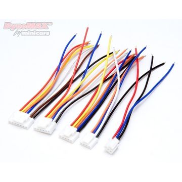 Balance Connector Set TP Female (pin) with wire 2-6S in the group Brands / D / DynoMAX / Cables & Connectors at Minicars Hobby Distribution AB (B9405)