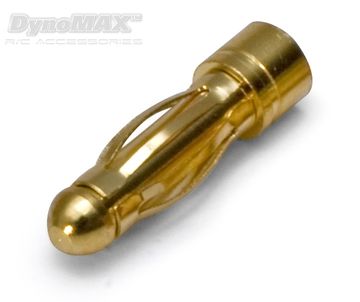Connector Bullet Male 3mm 10pcs in the group Brands / D / DynoMAX / Cables & Connectors at Minicars Hobby Distribution AB (B9557)