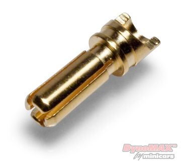 Connector Bullet Male 3.5mm 10pcs in the group Brands / D / DynoMAX / Cables & Connectors at Minicars Hobby Distribution AB (B9562)