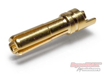 Connector Bullet 4mm Male 10pcs in the group Brands / D / DynoMAX / Cables & Connectors at Minicars Hobby Distribution AB (B9572)