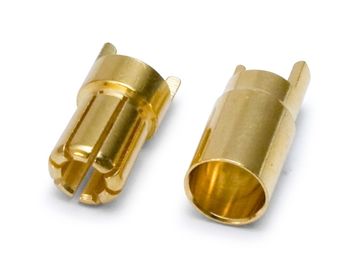 Connector Bullet 6mm Female+Male in the group Brands / D / DynoMAX / Cables & Connectors at Minicars Hobby Distribution AB (B9593)