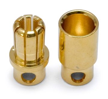 Connector Bullet 8mm Female+Male in the group Brands / D / DynoMAX / Cables & Connectors at Minicars Hobby Distribution AB (B9594)