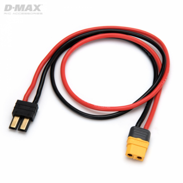 Charge Lead TRX Male to XT60 14AWG 500mm in the group Brands / D / DynoMAX / Cables & Connectors at Minicars Hobby Distribution AB (B9665)