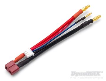Charge Lead 2S Lithium T-Plug 10pcs in the group Brands / D / DynoMAX / Cables & Connectors at Minicars Hobby Distribution AB (B9680)