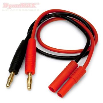 Charge Lead HXT-4mm with 4mm Banana Connectors in der Gruppe Hersteller / D / DynoMAX / Cables & Connectors bei Minicars Hobby Distribution AB (B9691)