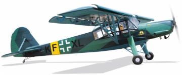 Fieseler Fi156C Storch Green 2850mm 35cc Gas ARTF in der Gruppe Modelle R/C / Flugzeug bei Minicars Hobby Distribution AB (BH99-PVC)