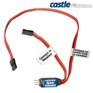 CASTLE-LINK QUICK CONNECT in der Gruppe RC-Zubehr / Electric Speed Controller bei Minicars Hobby Distribution AB (CC010-0079-00)