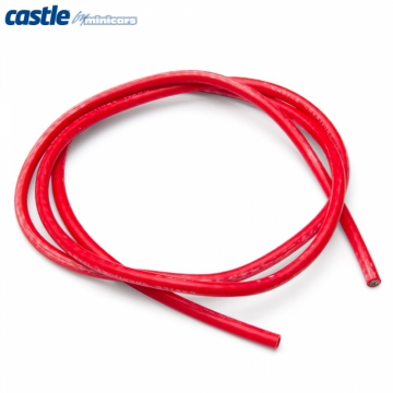 Kabel 90cm 10 AWG Rd i gruppen Fabrikat / C / Castle Creations / Kablar & Kontakter hos Minicars Hobby Distribution AB (CC011-0031-00)