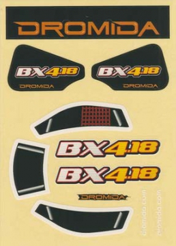 Dekalset BX4* i gruppen Fabrikat / D / Dromida / Reservdelar hos Minicars Hobby Distribution AB (DIDC1041)