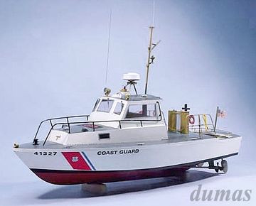 US Coast Guard Utility Boat 787mm Trbyggsats i gruppen Fabrikat / D / Dumas / Btmodeller hos Minicars Hobby Distribution AB (DU1214)