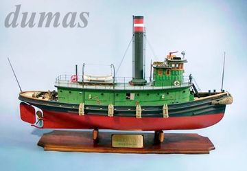 Brooklyn Tug Boat 1003mm Kit in the group Brands / D / Dumas / Boat Models at Minicars Hobby Distribution AB (DU1238)