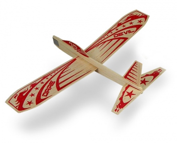 Dare Devil Balsa Glider Airplane (24) in the group Brands / G / Guillows / Toy Models at Minicars Hobby Distribution AB (GU0041)