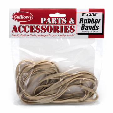Rubber Band 203x4.8mm (10) in the group Brands / G / Guillows / Accessories at Minicars Hobby Distribution AB (GU0120)
