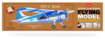 DHC-2 Beaver Laser-Cut Guillow in the group Brands / G / Guillows / Wooden Models at Minicars Hobby Distribution AB (GU0305LC)