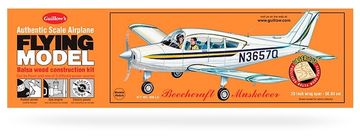 Beechcraft Musketeer Laser-Cut Guillow in the group Brands / G / Guillows / Wooden Models at Minicars Hobby Distribution AB (GU0308LC)
