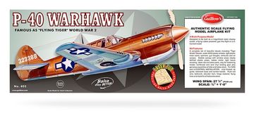 Curtis P-40 Warhawk Laser-Cut Guillow in the group Brands / G / Guillows / Wooden Models at Minicars Hobby Distribution AB (GU0405LC)