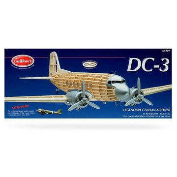 Douglas DC-3 in der Gruppe Hersteller / G / Guillows / Wooden Models bei Minicars Hobby Distribution AB (GU0804)