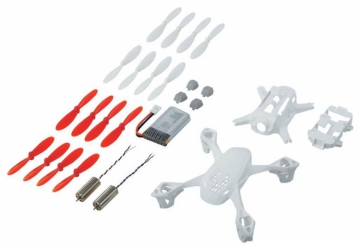 Crash pack X4 with Li-Po battery in der Gruppe Hersteller / H / Hubsan / Spare Parts bei Minicars Hobby Distribution AB (H107D-A07)