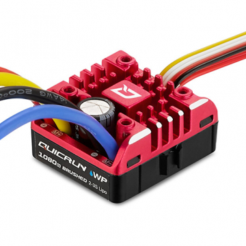 QuicRun WP 1080 ESC 80A (Brushed) 1/10 Crawler 2-3S in the group Brands / H / Hobbywing / ESC at Minicars Hobby Distribution AB (HW30120202)