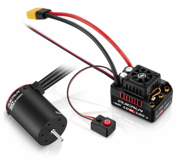 QuicRun Combo 10BL120 - 3652SL 3250kV G2 1/10 in the group Brands / H / Hobbywing / Combo Set at Minicars Hobby Distribution AB (HW38030207)