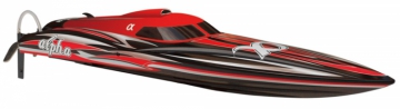 Alpha 1000mm Brushless V-Boat ARTR Red in the group Models R/C / Boats at Minicars Hobby Distribution AB (JW8901)