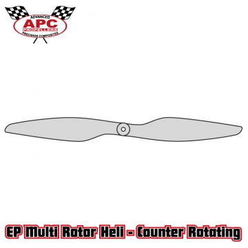 Propeller 8x4.5 Multirotor Motroterande i gruppen Fabrikat / A / APC / Propeller Multirotor hos Minicars Hobby Distribution AB (LP08045MRP)