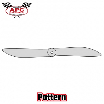 Propeller 12x10 Pattern i gruppen Fabrikat / A / APC / Propeller Brnsle hos Minicars Hobby Distribution AB (LP12010)