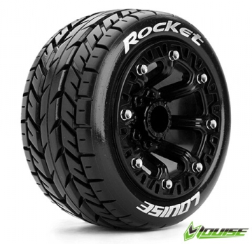 Tire & Wheel ST-ROCKET 2,2 Black Soft (2) in the group Brands / L / Louise RC World / Tires Truck 2,2 1/16 at Minicars Hobby Distribution AB (LT3188SB)