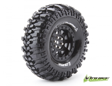 Tire & Wheel CR-CHAMP 1.9 Black (2) in the group Brands / L / Louise RC World / Tires Crawler at Minicars Hobby Distribution AB (LT3231VB)