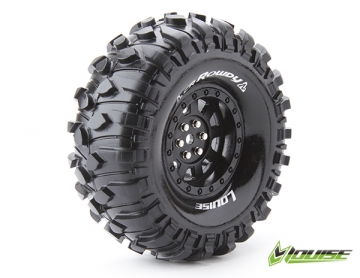 Tire & Wheel CR-ROWDY 1.9 Black (2) in the group Brands / L / Louise RC World / Tires Crawler at Minicars Hobby Distribution AB (LT3233VB)