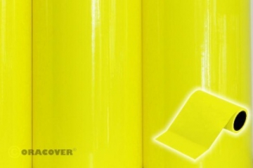 Oratrim 200x9,5cm Fluor. yellow i gruppen Fabrikat / O / Oracover / Oratrim hos Minicars Hobby Distribution AB (O27-031-002)