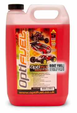 Optimix Race Fuel 25% Nitro 5L (Boat)* Disc in the group Brands / O / Optifuel / Fuel at Minicars Hobby Distribution AB (OH2516BK)