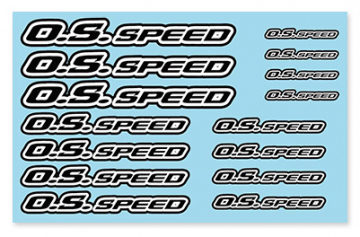 O.S.SPEED Pro Decal 2023 Svart i gruppen Fabrikat / O / O.S.Engine / Reklam hos Minicars Hobby Distribution AB (OS79884297)
