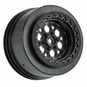 Showtime+ Black SC 2.2/3.0 Wide Rear Drag Wheel (2)* in the group Brands / P / Pro-Line / Tires & Wheels SC at Minicars Hobby Distribution AB (PL2794-03)