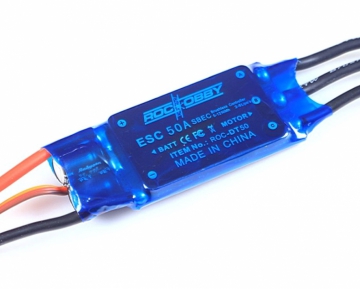 ESC 50A ESC For High Speed Swift in the group Brands / R / ROC Hobby / Airplane Spare Parts at Minicars Hobby Distribution AB (ROCKB114-1)