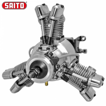 FG-19R3 19cc 4-takts 3-cyl Stjrnmotor Bensin in the group Brands / S / Saito / Gasoline Engines at Minicars Hobby Distribution AB (SAFG-19R3)