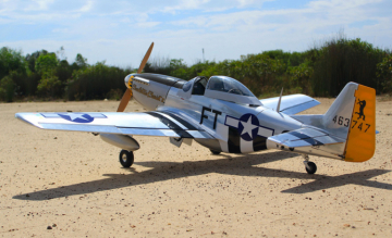 North American P-51D Charolottes Chariot II 35cc 180cm Electric Retracts in the group Brands / S / Seagull / Airplane at Minicars Hobby Distribution AB (SEA391Gear)