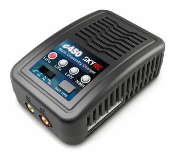 SkyRC e450 ChargerLiPo/LiFe/LiHV 2-4S, NiMH 6-8, 50W 240VAC in the group Brands / S / SkyRC / Chargers & Power Supply at Minicars Hobby Distribution AB (SK100122)