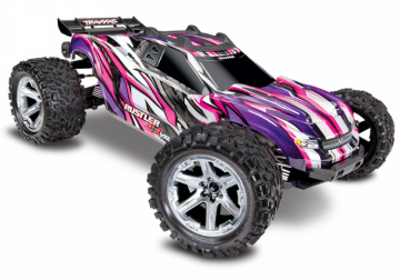 Rustler 4x4 VXL 1/10 RTR TQi TSM Pink* in der Gruppe Hersteller / T / Traxxas / Models bei Minicars Hobby Distribution AB (TRX67076-4-PINK)
