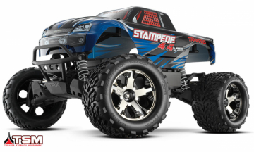 Stampede 4x4 VXL 1/10 RTR TQi TSM Blue - w/o Batt & Charger* in the group Brands / T / Traxxas / Models at Minicars Hobby Distribution AB (TRX67086-4-BLUE)