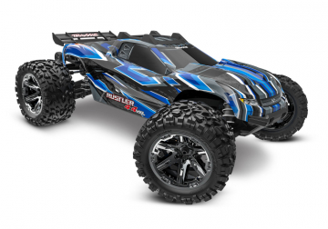 Rustler 4x4 VXL 1/10 RTR TQi TSM HD Blue w/o Battery & Charger in the group Brands / T / Traxxas / Models at Minicars Hobby Distribution AB (TRX67376-4-BLUE)