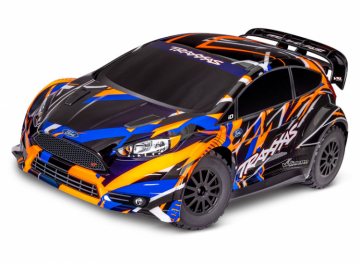 Ford Fiesta Rally 1/10 VXL 4WD RTR TQ Orange in the group Brands / T / Traxxas / Models at Minicars Hobby Distribution AB (TRX74276-4-ORNG)