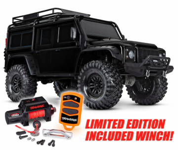 TRX-4 Scale & Trail Crawler Land Rover Defender Black w Winsch RTR* in the group Brands / T / Traxxas / Models at Minicars Hobby Distribution AB (TRX82056-84-BLK)